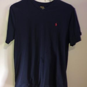 Polo Big Boys XL Navy Blue Shirt